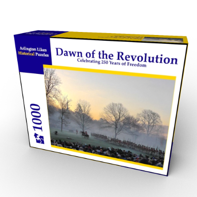 Dawn of the Revolution 1000-piece puzzle box